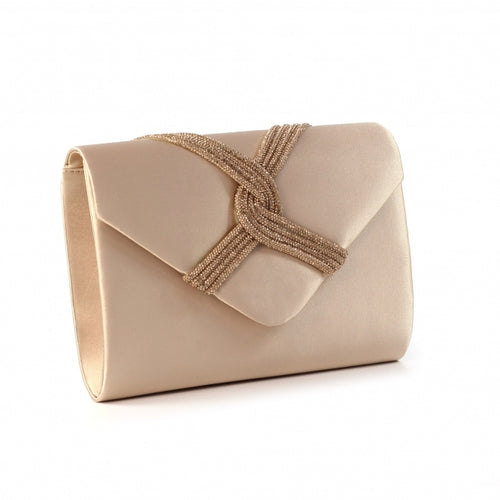 Lunar Tayah gold handbag