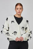 UCHUU CF25-901 Cardigan with appliqué
