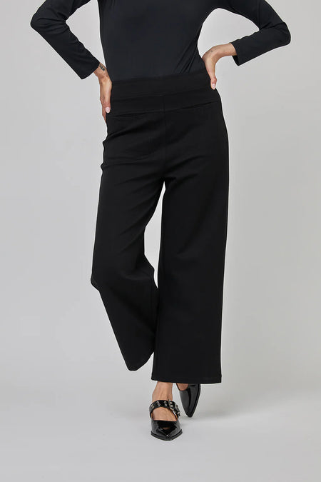 NAYA NAW25254 Pin stripped pull up shaped trouser with side pocket