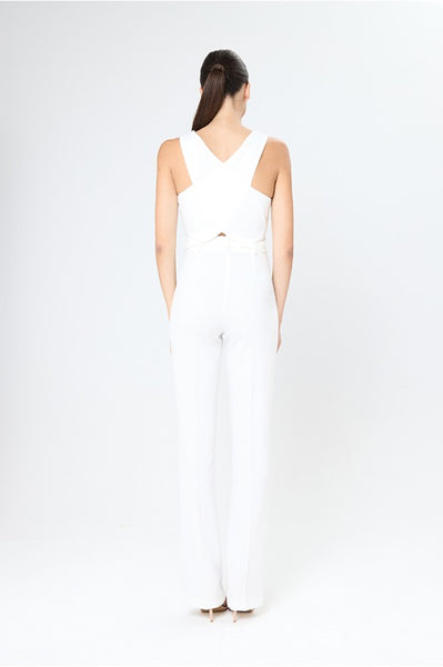 Arggido Fitted waistcoat-Cream
