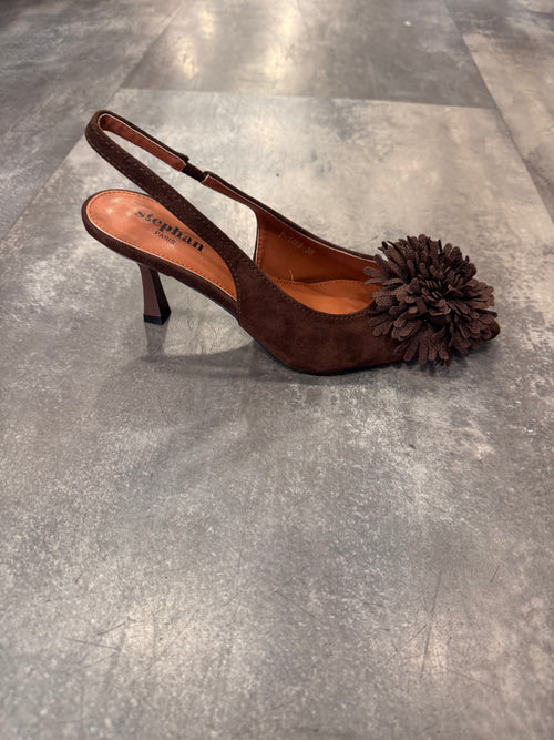 Jackie Brown Faux Suede Point heel