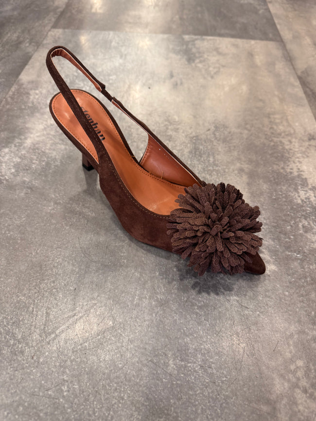Jackie Brown Faux Suede Point heel