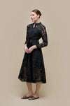 UCHUU  032 Broderie Anglaise Dress Black