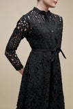 UCHUU  032 Broderie Anglaise Dress Black