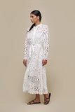 UCHUU  032 Broderie Anglaise Dress White