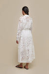 UCHUU  032 Broderie Anglaise Dress White