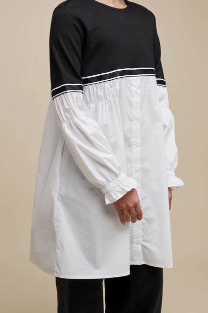 UCHUU 027 Colour Block Shirt Dress