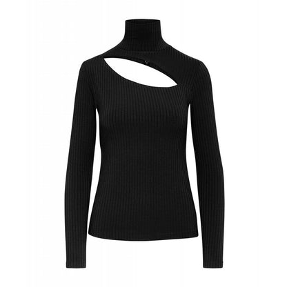 Access Fashion 2163 Ribbed Turtleneck Black