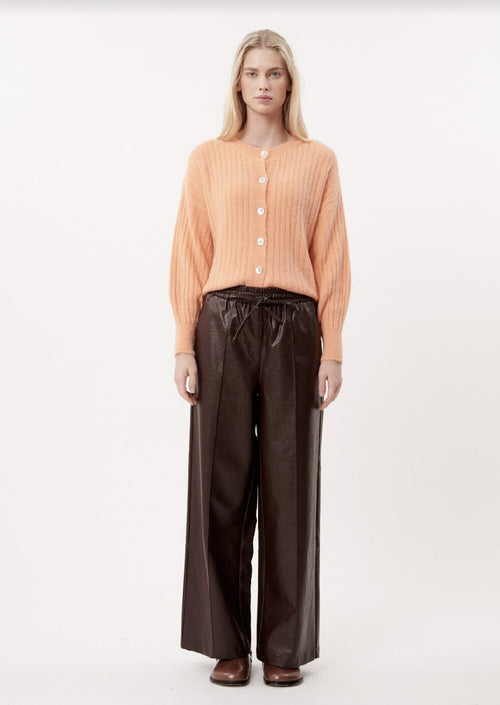 FRNCH NELLA Faux leather trouser