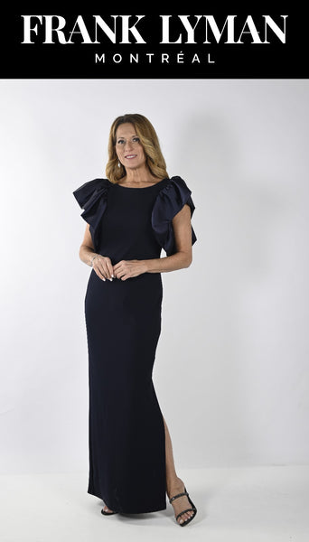 Frank lyman 239151 midnight long dress