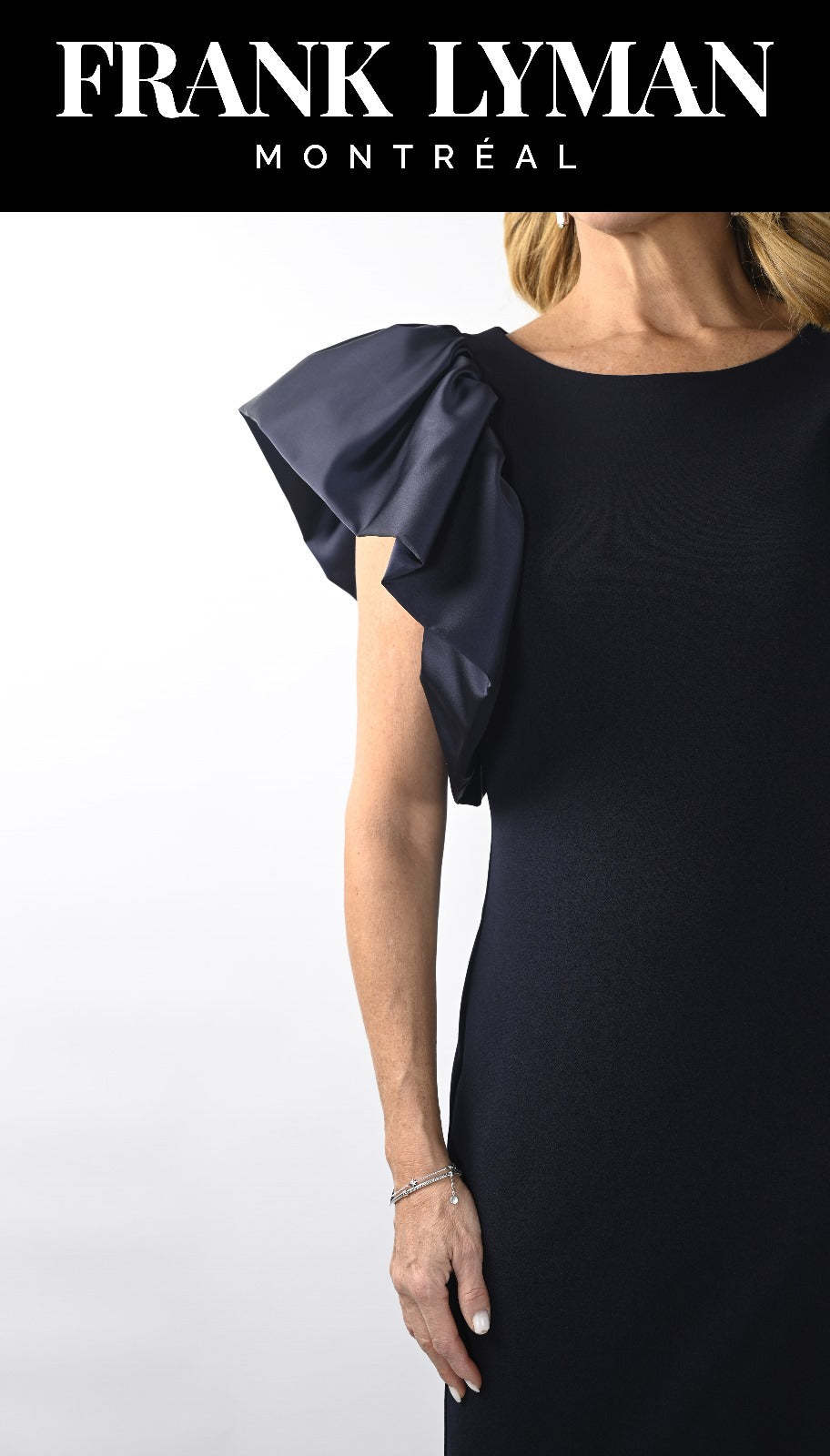 Frank lyman 239151 midnight long dress