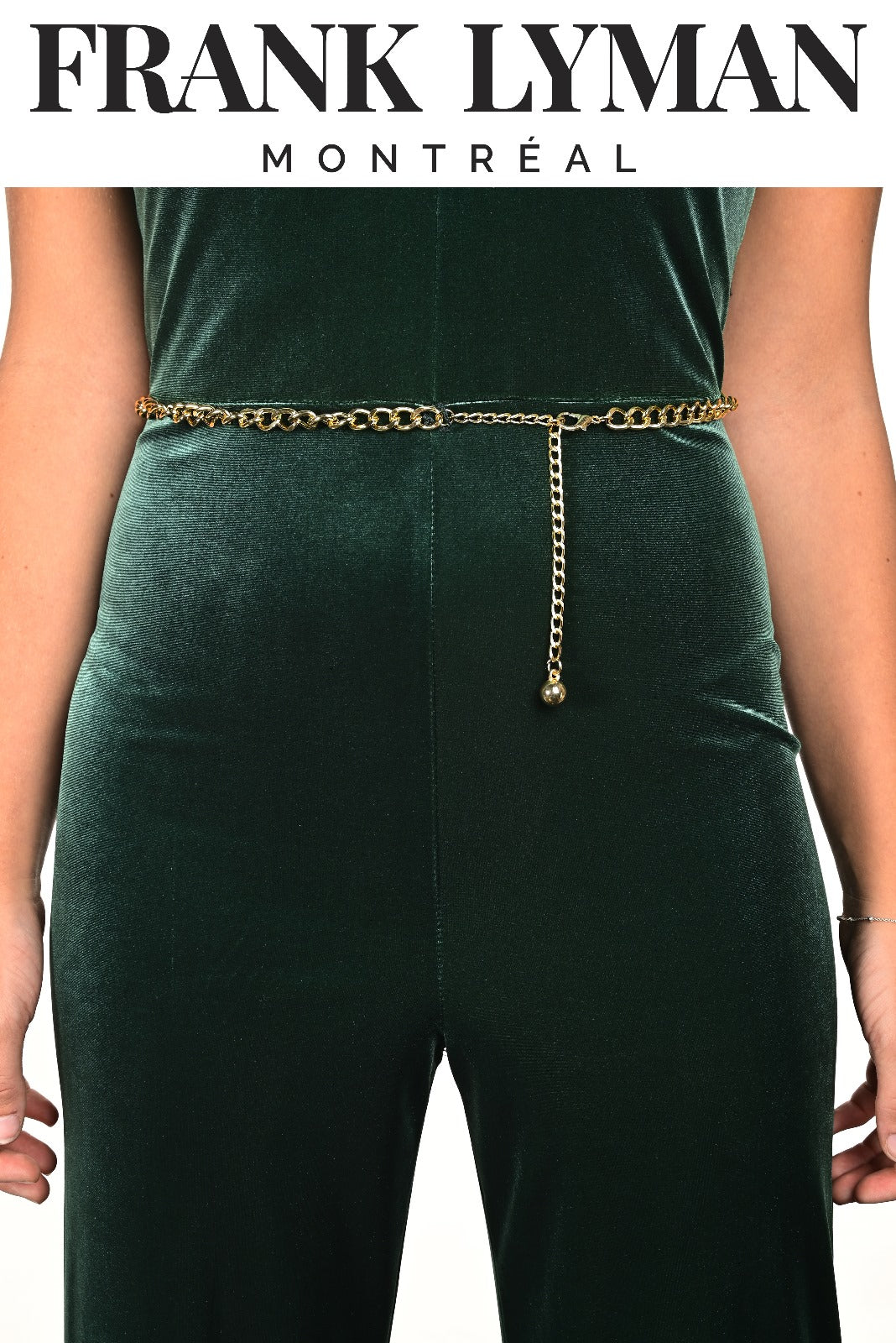 Frank lyman  234345 velvet jumpsuit