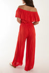 QED metallic  jumpsuit orange