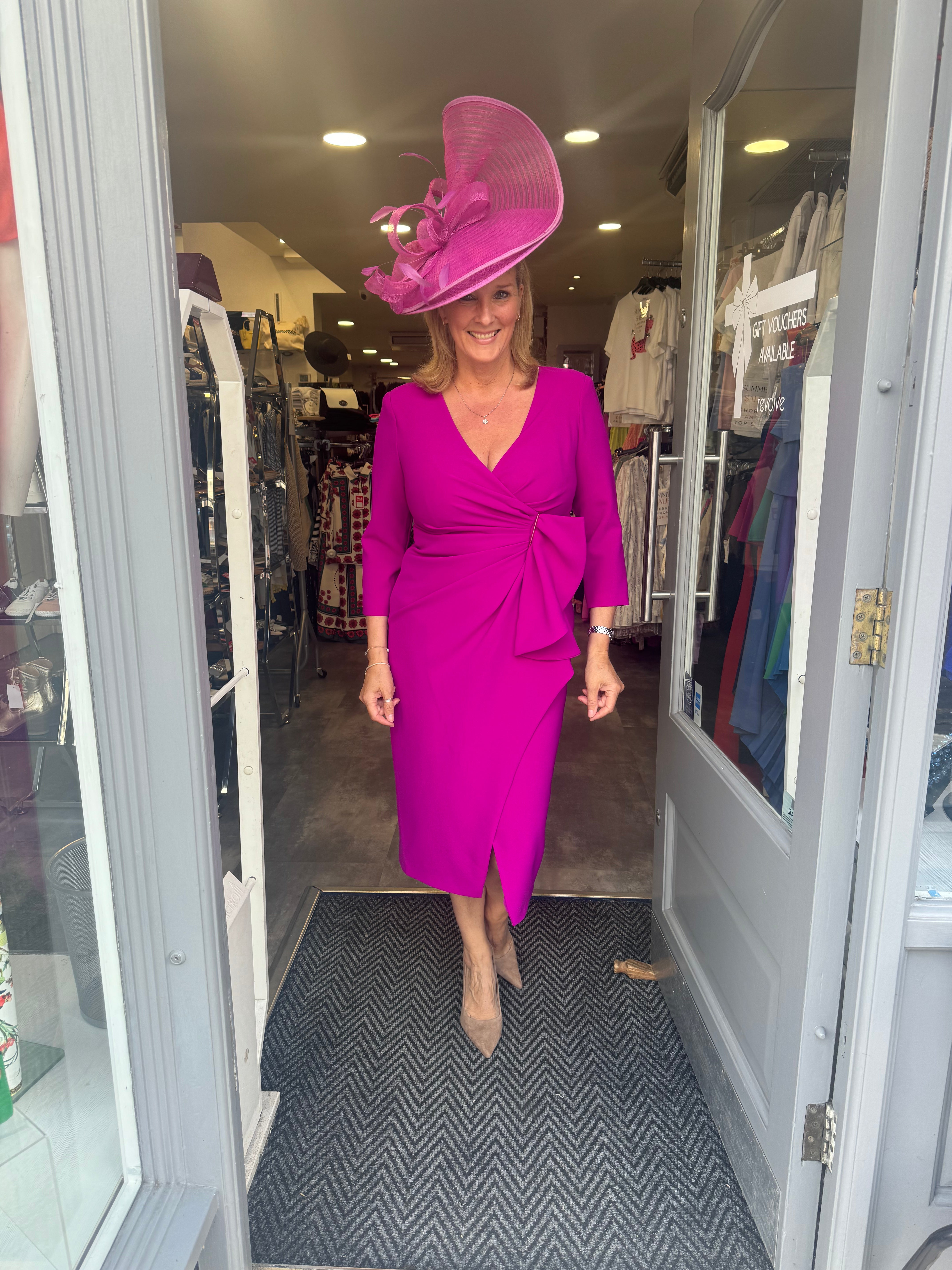 Carla ruiz Crossed midi dress