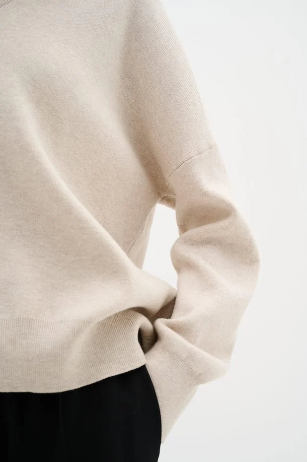 InWear FosterIW V neck Taupe Melange