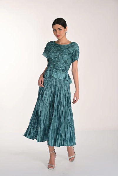 Frank lyman 268521 Woven Top & Skirt