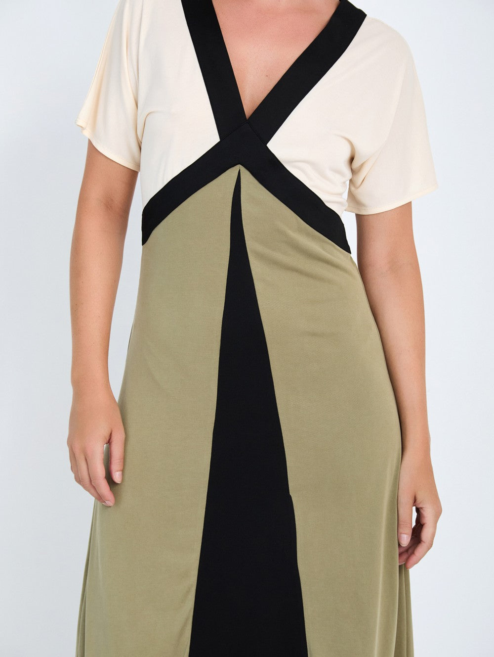 Skatie Tricolor Modal Dress