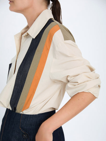 Skatie Contrast Poplin shirt