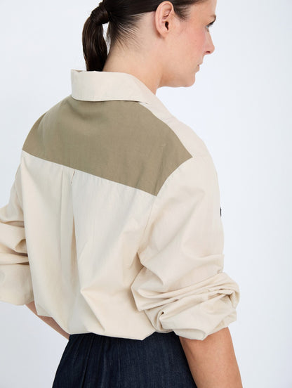 Skatie Contrast Poplin shirt