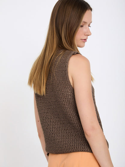 Skatie Openwork rustic Top
