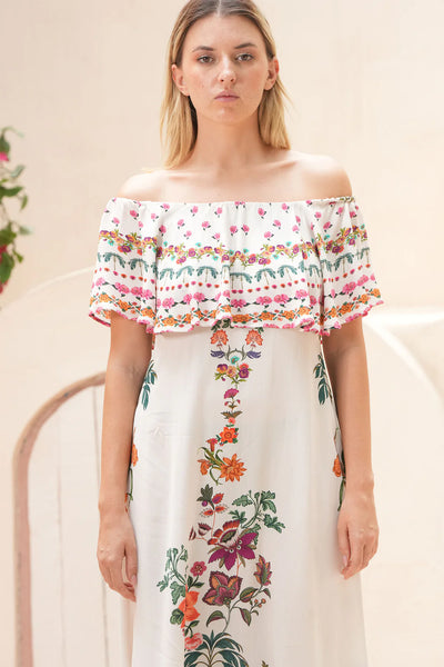 Stella moretti Paradiso floreale LADYBELL DRESS