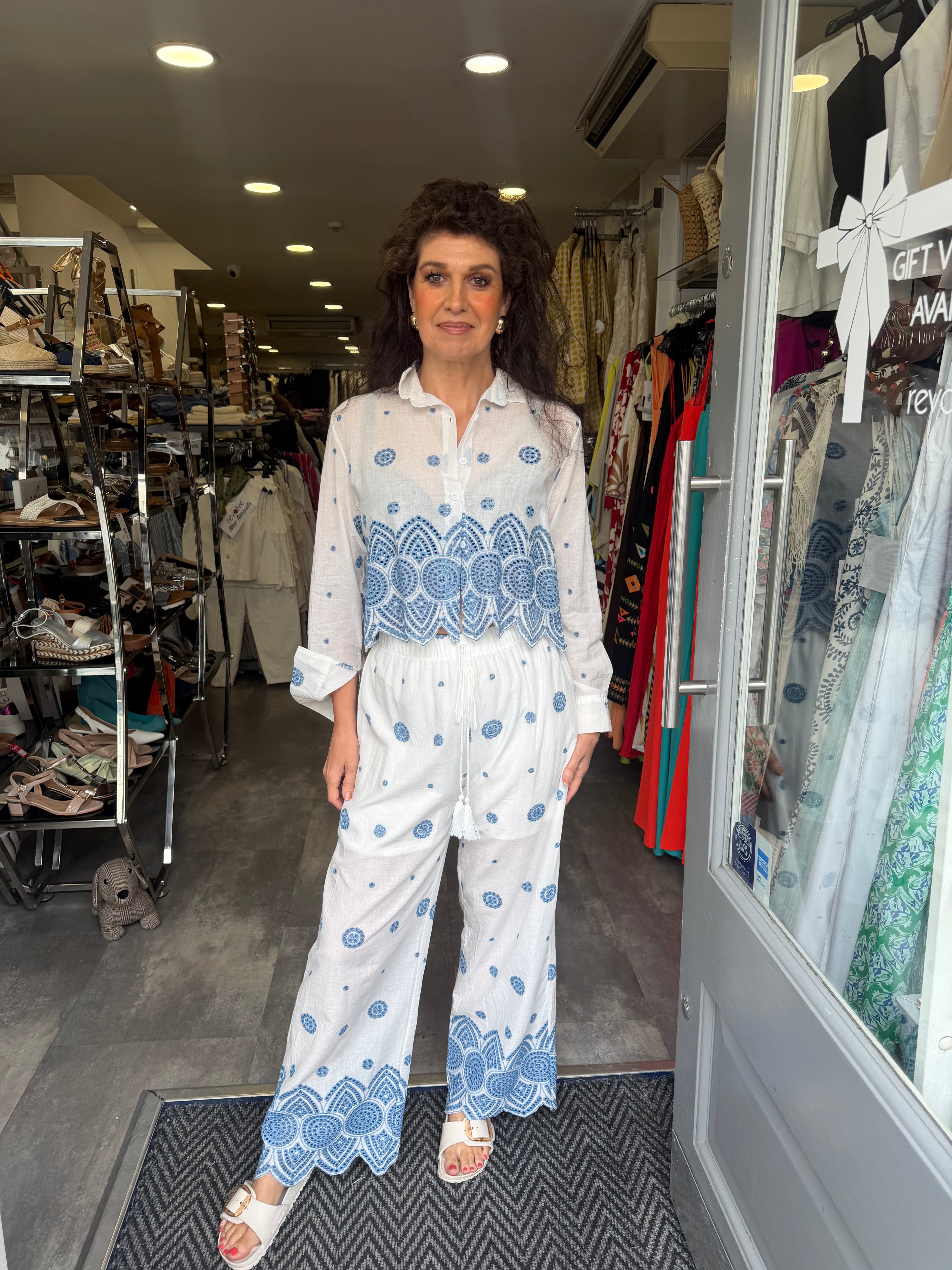 Demi embroidered co-ord