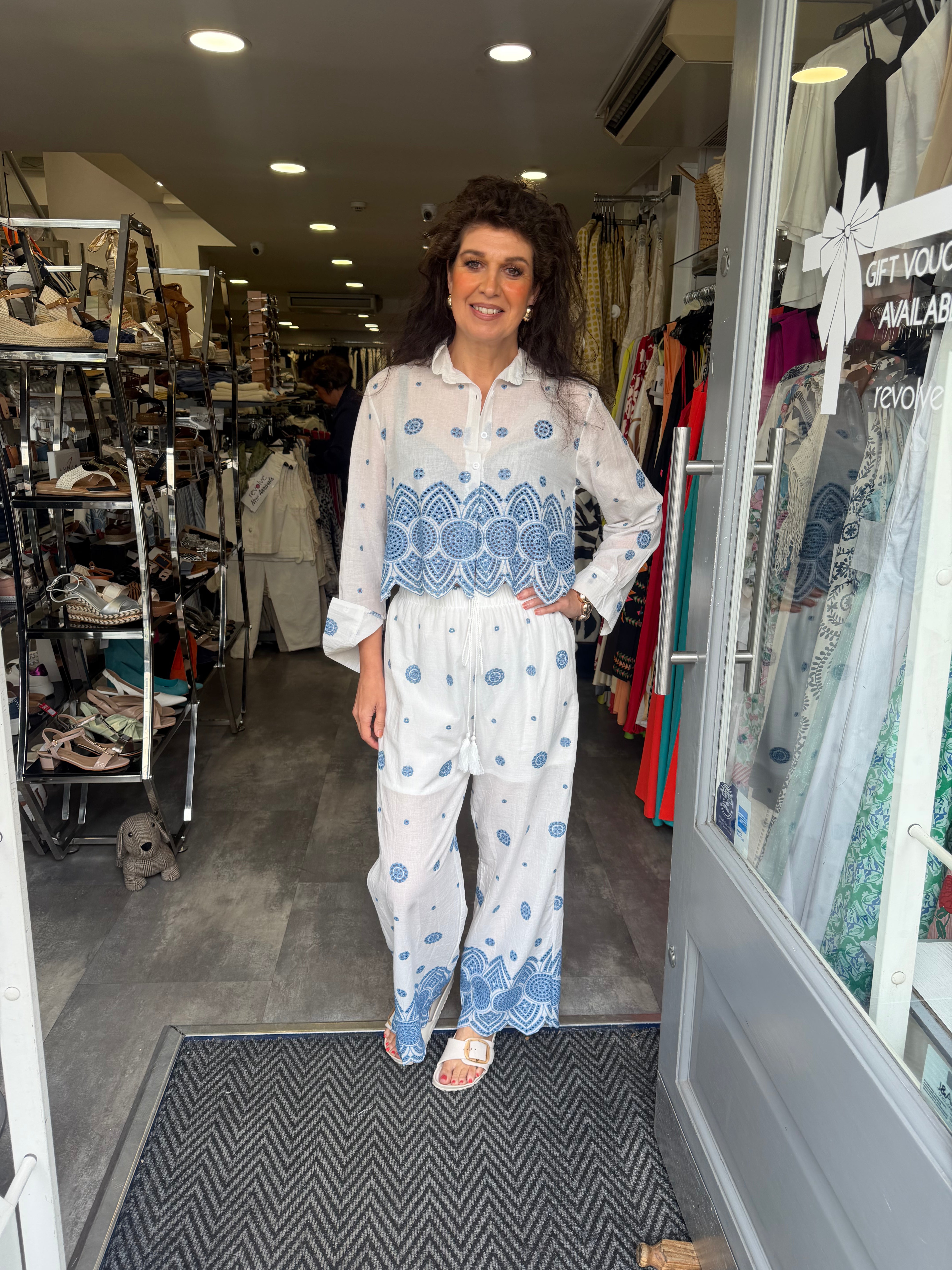 Demi embroidered co-ord