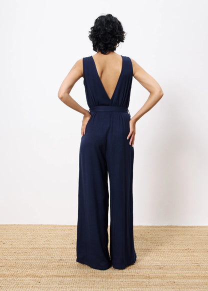 FRNCH Pakize navy blue jumpsuit