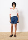 FRNCH Caine  cream sweater
