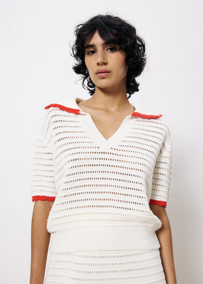 FRNCH Caine  cream sweater