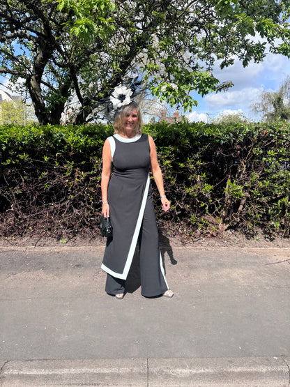 Arggidio  Jumpsuit Black and white