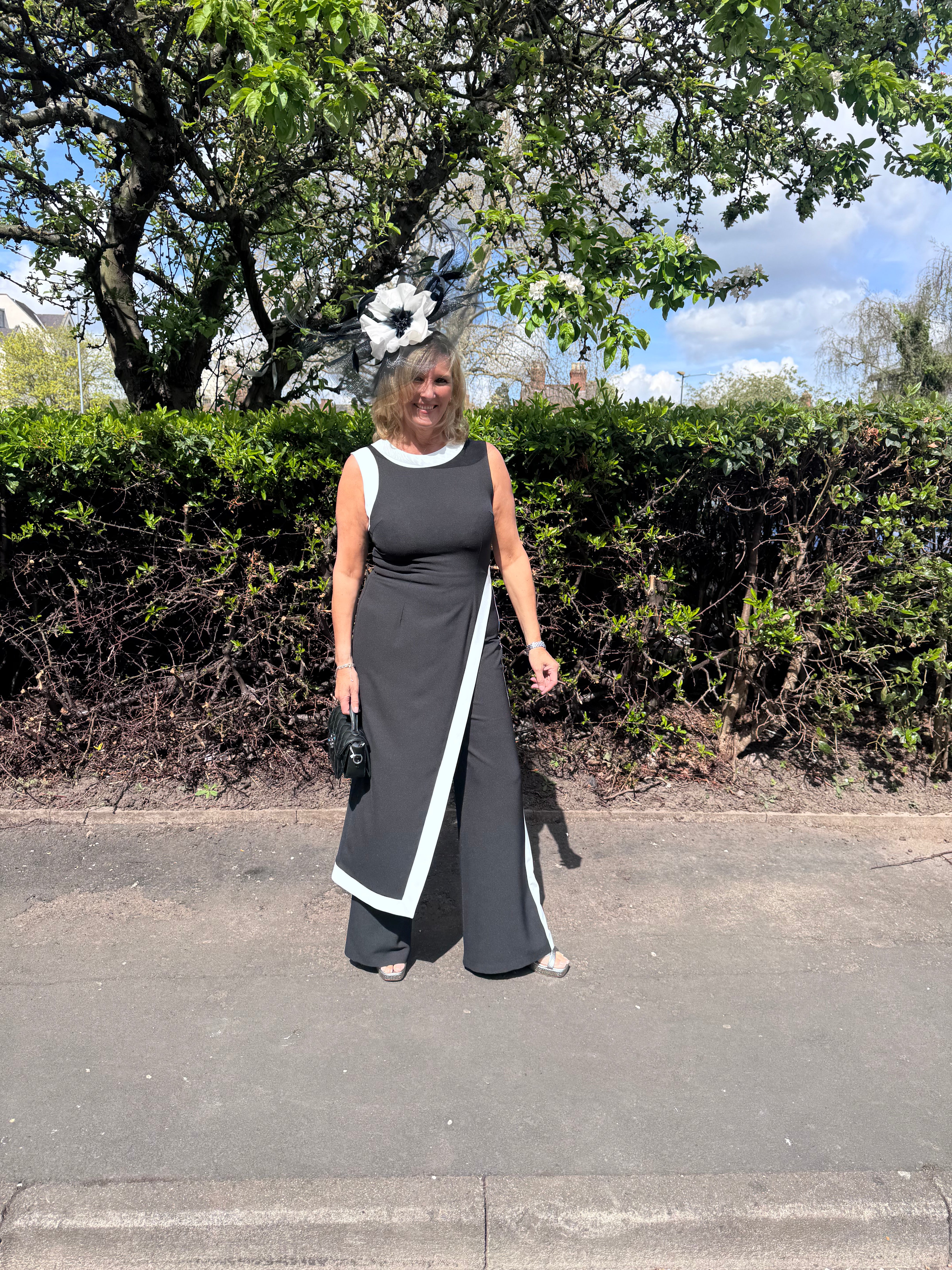Arggidio  Jumpsuit Black and white