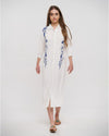 BLE 648-0043 long line shirt dress