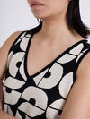 SKATIE BRAND  Jacquard knitted top