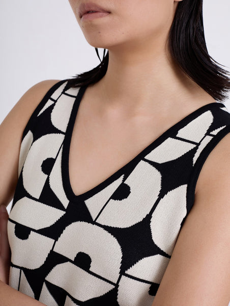 SKATIE BRAND  Jacquard knitted top