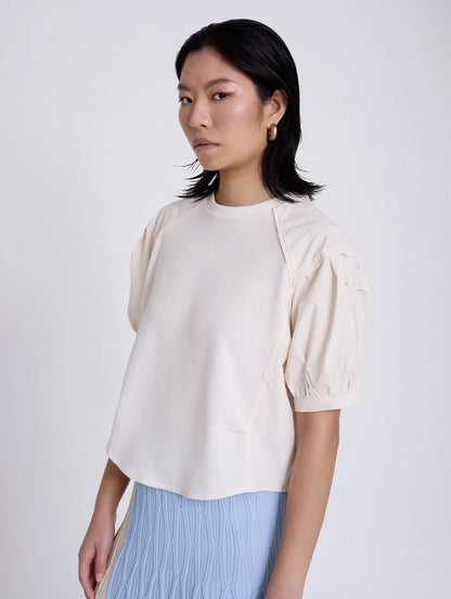 SKATIE BRAND Bitmateria poplin t-shirt