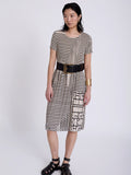 SKATIE BRAND Geometric print microfibre dress