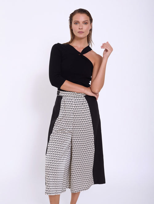 SKATIE BRAND  Satin printed Trouser