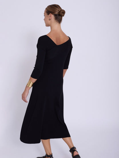 SKATIE BRAND 3/4 sleeve knit dress