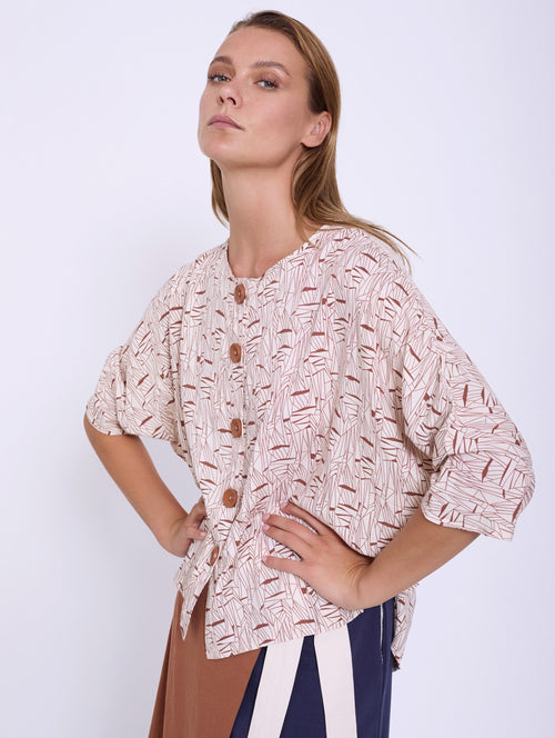 SKATIE BRAND Oversized batwing sleeve  blouse