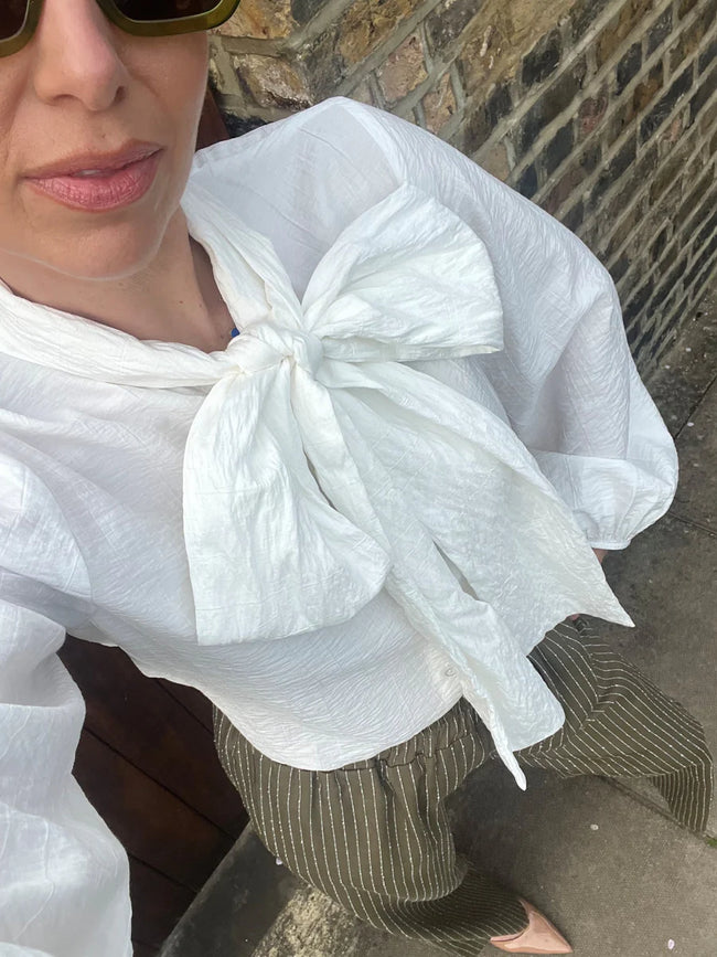 Libby Loves  lola shirt white