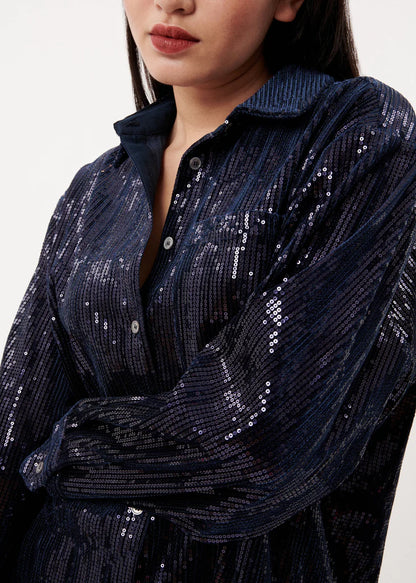 FRNCH MAELLE Sequin Shirt