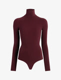 Commando Turtleneck body suit- Raisin
