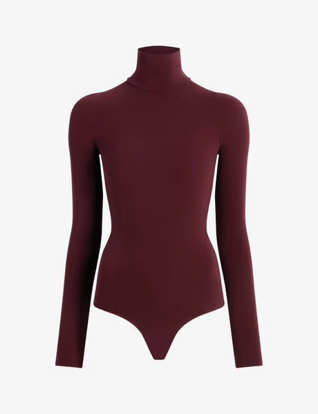 Commando Turtleneck body suit- Raisin