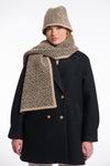 Rino & Pells Leah Scarf- Sand graphic