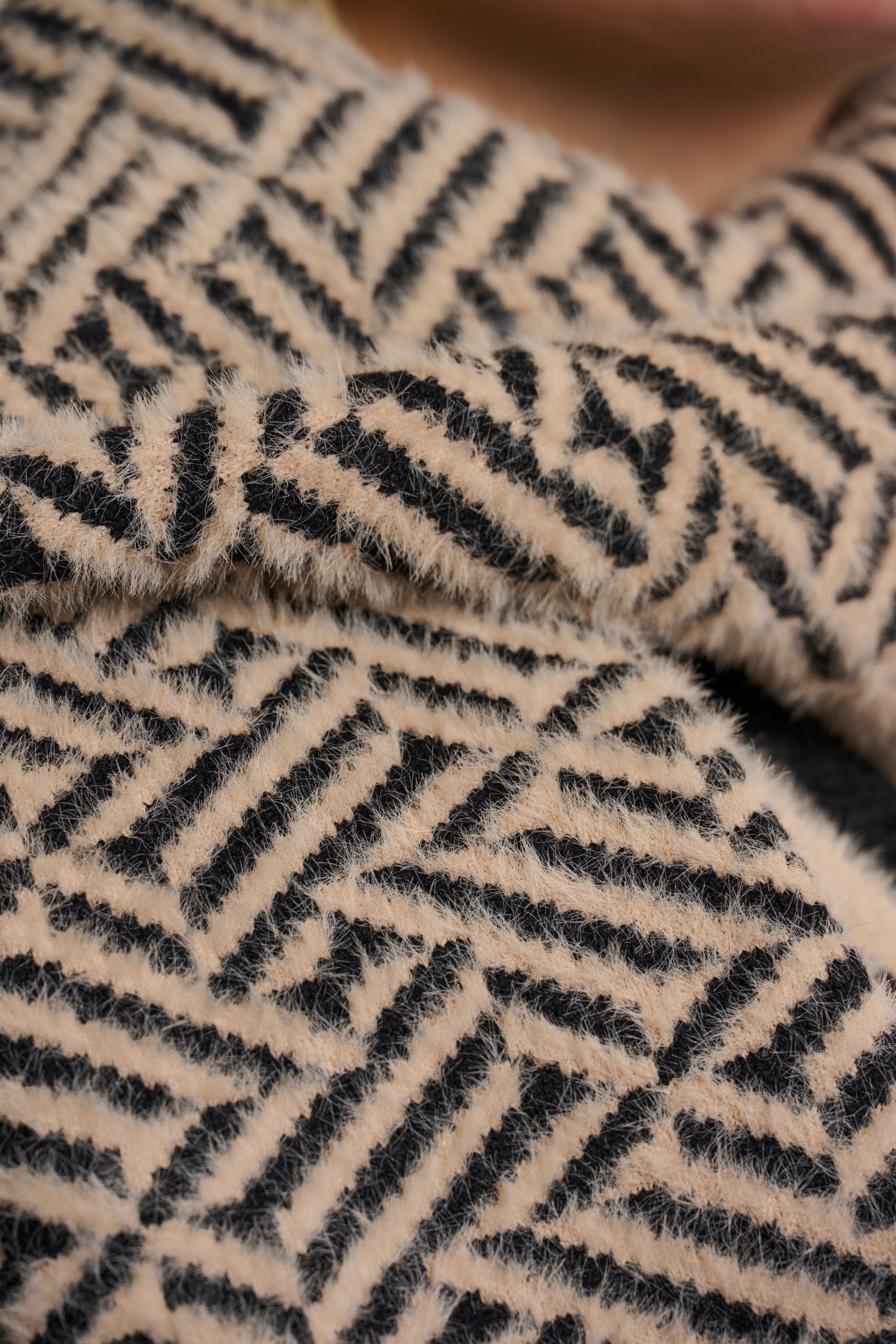 Rino & Pells Leah Scarf- Sand graphic
