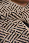 Rino & Pells Leah Scarf- Sand graphic