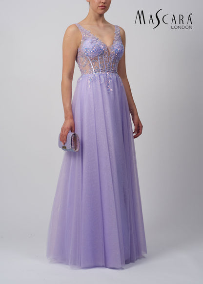 MASCARA MC113117 LILAC Tule Dress
