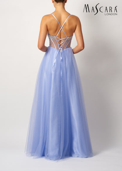 Mascara MC113515  Tulle tie back whisteria