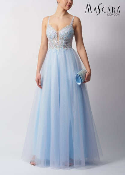 Mascara MC11514 embellished tulle Pink/Blue